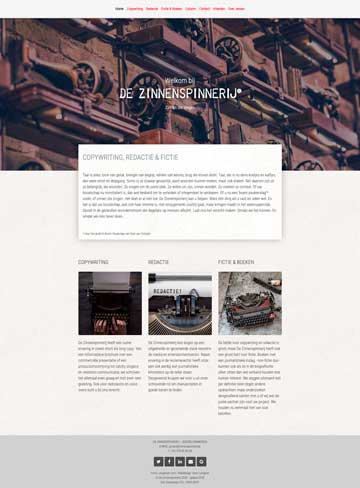 Website De Zinnenspinnerij